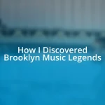 How I Discovered Brooklyn Music Legends