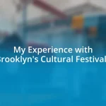 My Experience with Brooklyn’s Cultural Festivals