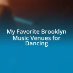 My Favorite Brooklyn Music Venues for Dancing