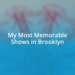 My Most Memorable Shows in Brooklyn