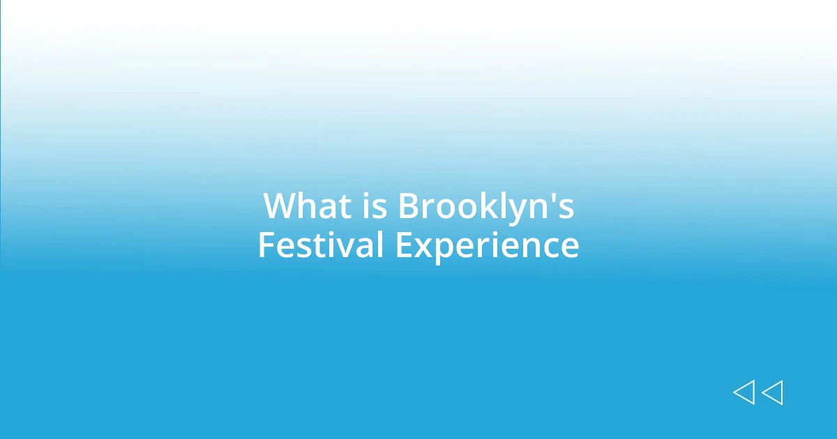 What is Brooklyn